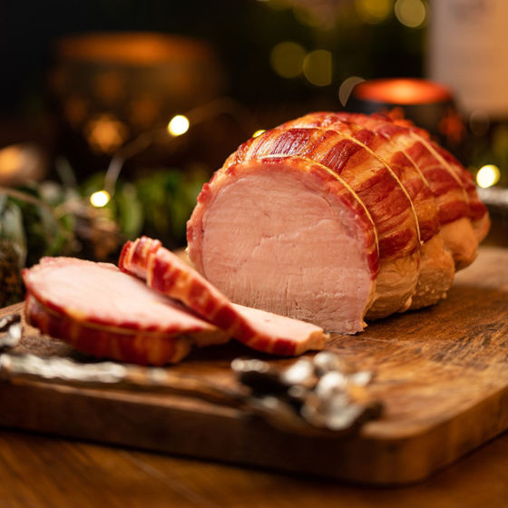 Boned & Rolled Turkey Breast Joint wrapped in Streaky Bacon